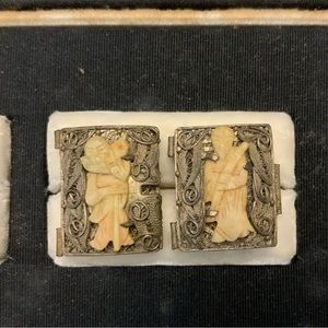 Vintage Asian Man Cuff Links